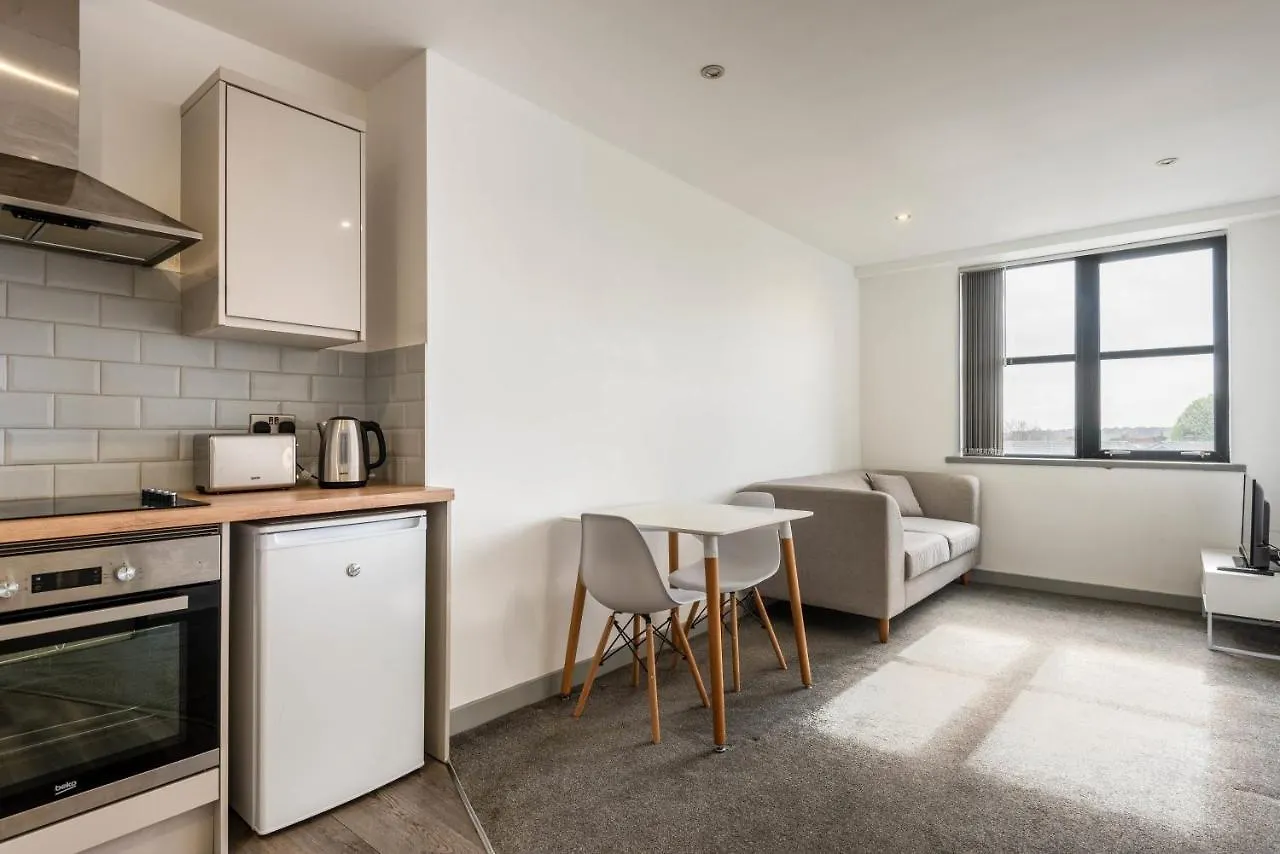 Modern 1 Bedroom Budget Apartment In Barnsley